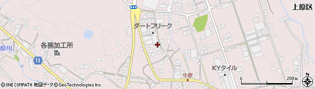 岐阜県多治見市笠原町上原区1310周辺の地図