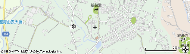 千葉県君津市泉周辺の地図