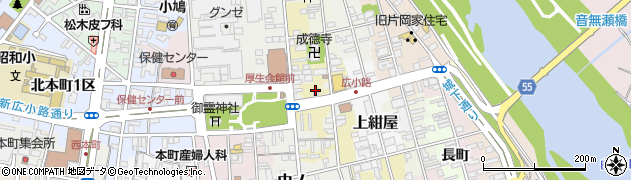 津田家旅館周辺の地図