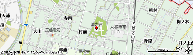 愛知県一宮市千秋町加納馬場郷内180周辺の地図