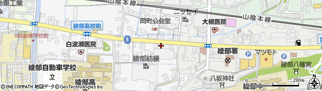 京都府綾部市岡町（斗代）周辺の地図