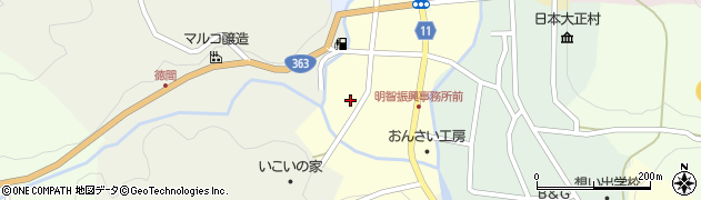 岐阜県恵那市明智町851周辺の地図