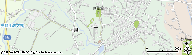 千葉県君津市泉393周辺の地図