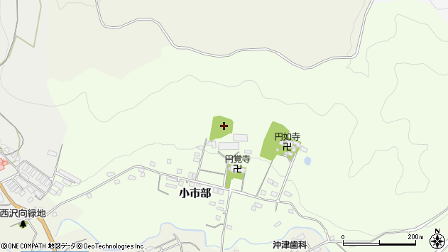 〒292-0416 千葉県君津市小市部の地図