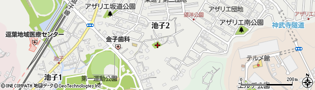 廻り倉児童公園周辺の地図