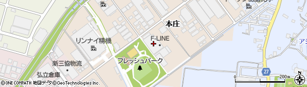 愛知県小牧市本庄1041周辺の地図