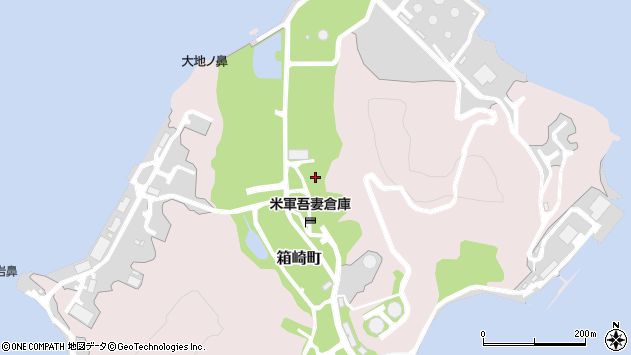 〒237-0078 神奈川県横須賀市箱崎町の地図
