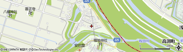 国土交通省金草川排水機場周辺の地図