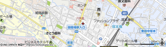 奈良理容店本店周辺の地図