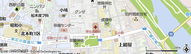 福知山市厚生会館　大ホール周辺の地図