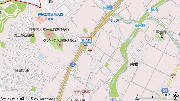 〒480-0304 愛知県春日井市神屋町の地図
