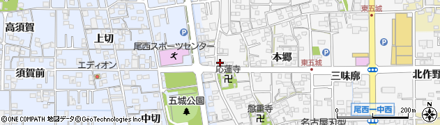 吾妻堂周辺の地図
