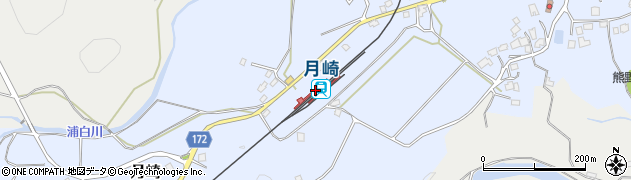 月崎駅周辺の地図