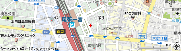 株式会社ミニミニ　一宮店周辺の地図
