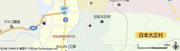 岐阜県恵那市明智町1263周辺の地図