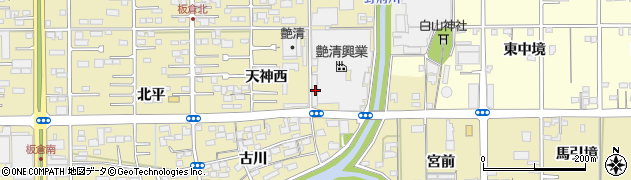 愛知県一宮市三条天神西44周辺の地図