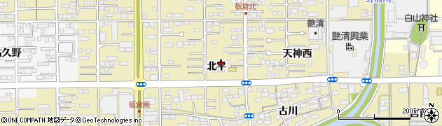 愛知県一宮市三条北平38周辺の地図