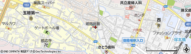 姫路旅館周辺の地図
