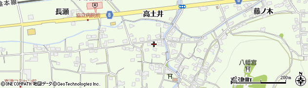 京都府綾部市高津町（谷尻）周辺の地図