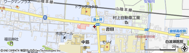 京都北都信用金庫中筋支店周辺の地図
