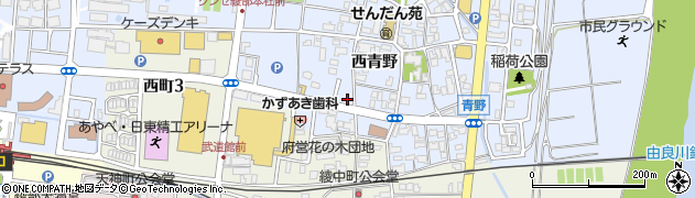 京都府綾部市青野町西ノ後13周辺の地図