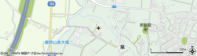 千葉県君津市泉979周辺の地図