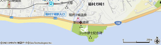 稲村が崎公園前周辺の地図