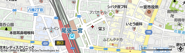 理容サミット　一宮駅前店周辺の地図
