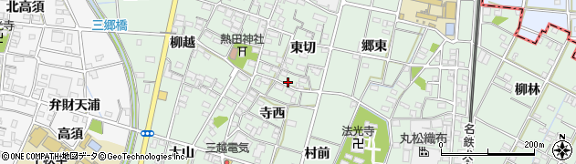 愛知県一宮市千秋町加納馬場東切2060周辺の地図