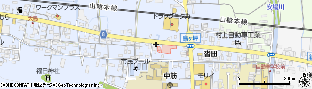 京都府綾部市大島町（二反田）周辺の地図