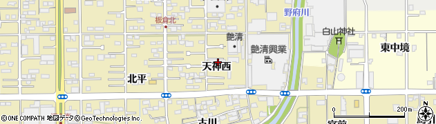 愛知県一宮市三条天神西23周辺の地図