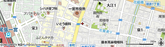 榮美容室周辺の地図