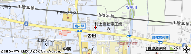 京都府綾部市大島町（沓田）周辺の地図