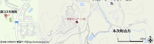 島根県雲南市木次町山方886周辺の地図