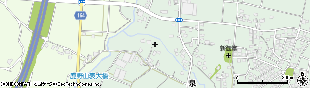 千葉県君津市泉986周辺の地図