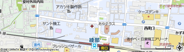 株式会社セレマ　玉泉院綾部周辺の地図