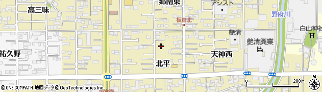 愛知県一宮市三条北平35周辺の地図
