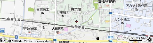 京都府綾部市井倉町仲屋敷周辺の地図
