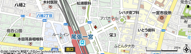 株式会社アパートニュース・ニッショー　一宮駅前支店周辺の地図