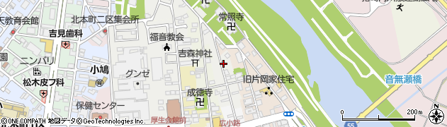 京都府福知山市下紺屋周辺の地図