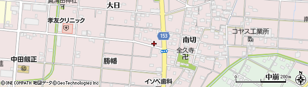 愛知県一宮市北小渕大日150周辺の地図