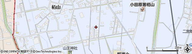 神奈川県小田原市栢山3159周辺の地図