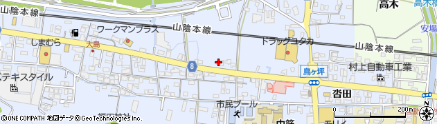 京都府綾部市大島町前田19周辺の地図