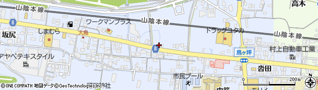 京都府綾部市大島町前田31周辺の地図