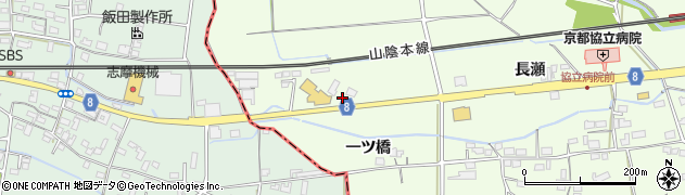 京都府綾部市高津町（大橋）周辺の地図