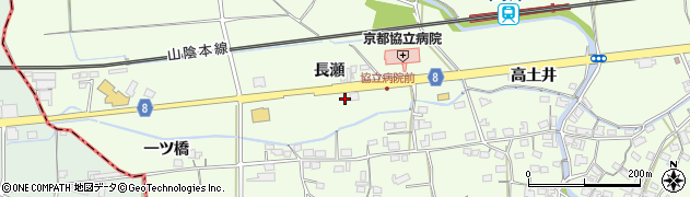 京都府綾部市高津町（二反田）周辺の地図