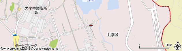 岐阜県多治見市笠原町上原区1047周辺の地図