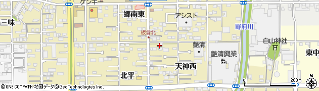 愛知県一宮市三条天神西1周辺の地図
