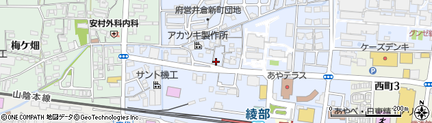 京都府綾部市井倉新町石風呂40周辺の地図