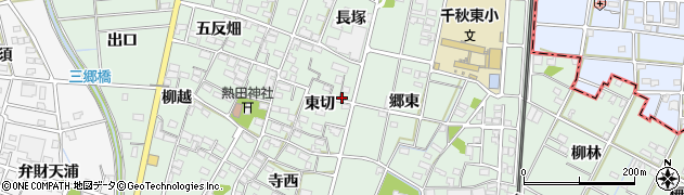 愛知県一宮市千秋町加納馬場周辺の地図